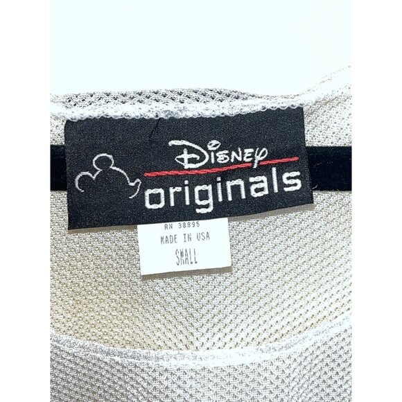 1996 Vtg Run Disney Mickey Mouse Mesh Tank Top Marathon Patch Small Originals - Picture 8 of 11